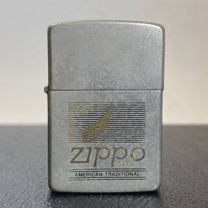 ●【MH-8755】中古品 ZIPPO ジッポライター 1987年 CLUB AMERICAN TRADITIONAL 石無し 火花NG 喫煙具 USA製【レターパックプラス可】