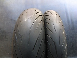 中古前後セット!ミシュラン◎パイロットパワー3. 120/70ZR17. 180/55ZR17. RS834:21014