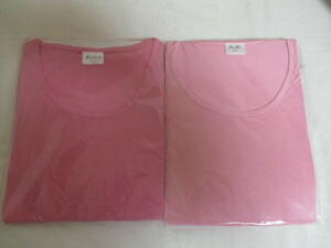 未使用　女性用シルク100%肌着上下セット　濃いピンクＭ　153-157cm　（ＸＬとＬは完売）1枚3800円+送料185円。