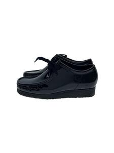 Supreme◆×Clarks/Patent Leather Wallabee/24.5cm/BLK/エナメル//