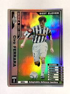 WCCF 2001-2002 チロ・フェラーラ Panini 01-02 ユベントス