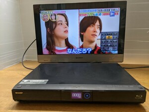 IY1357 SHARP AQUOS BD-HDS53 Blu-ray 2010年製/シャープ/アクオス/ブルーレイ 動作品 現状品