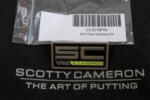 激レア ２０１８年 スコッティ キャメロン ピンバッジ Scotty Cameron 未使用 保管品 未使用