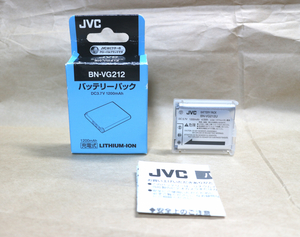 純正品◎BN-VG212 バッテリー JVC KENWOOD ケンウッド