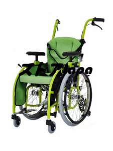 店長特選 脳性麻痺の子供車椅子 軽量折りたたみ式アルミニウム製子供用車椅子、7～14歳に適したダイ L1361