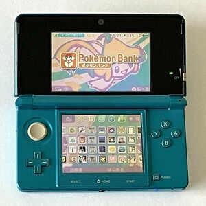 ニンテンドー3DS アクアブルー ポケモンバンク ポケムーバー