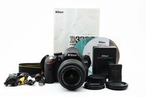 ADS4046★ 超美品 ★ ニコン Nikon D3200 AF-S 18-55 VR レンズキット 撮影枚数 1128 枚