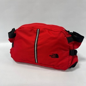 THE NORTH FACE/ザ ノースフェイス/90s/リップストップナイロン/ウエストバッグ/ボディバッグ/ショルダーバッグ/レッド×ブラック