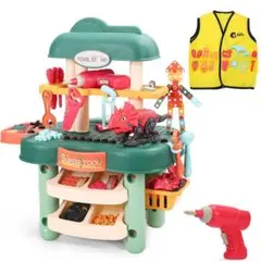 おもちゃ　大工さん　工具セット　恐竜　ドリル　知育玩具