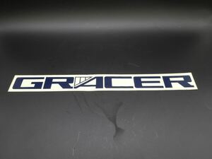 【GRACER ステッカー】トラスト GReddy グレッディ/入手困難/当時物 サイズ:ヨコ350mm タテ30mm/色:紺色★新品未使用★