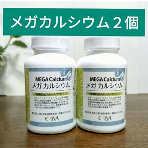 エリナ　メガカルシウム 2個 　カルシウム100mg　マグネシウム1000mg　ビタミンｄ3　ビタミンk　クエン酸カルシウム