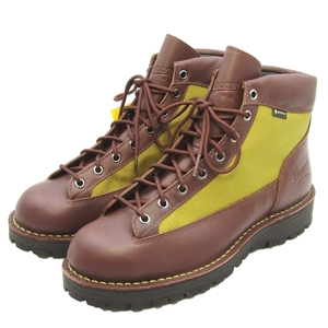 未使用 DANNER ダナー US8.5 26.5cm ダナーフィールド D121003 フルグレインウォータープルーフレザー GORE-TEX D.BROWN/BEIGE 35003531