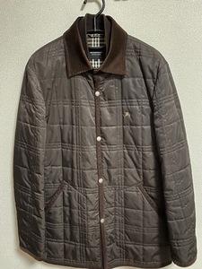 【BURBERRY BLACK LABEL】バーバリーブラックレーベル　コート　サイズ：L　　ブラウン系　型番：BMP39-720-58