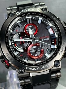 超美品 CASIO カシオ G-SHOCK ジーショック MT-G 腕時計 電波ソーラー腕時計 モバイルリンク Bluetooth スマホリンク MTG-B1000B-1AJF