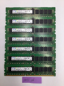 [サーバー用]Samusng 8G 合計7枚セット メモリ メモリーPC3L-12800R registered ECC低電圧版 DDR3 1600 26