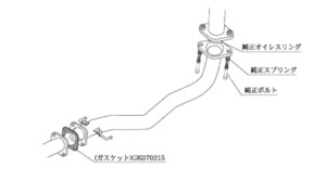 柿本改 マフラー フロントパイプ Standard スポーツマフラー ミツビシ ランサーエボリューション IX/IXMR GH-CT9A MF307 カキモト