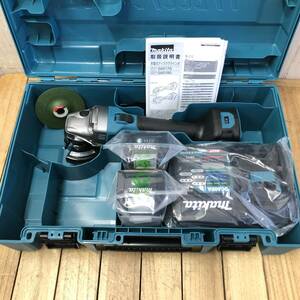 ＊【新品】MAKITA GA017GRMX 充電式ディスクグラインダ 100mm 40V 4.0Ah スライドスイッチ BT2個/充電器/ケース マキタ