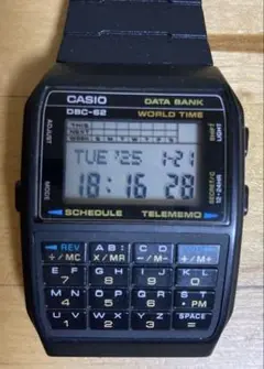 レア CASIO DATABANK DBC-62 汎用ベルト オリジナル尾錠有