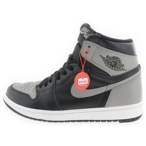 NIKE ナイキ AIR JORDAN 1 RETRO HIGH OG SHADOW 555088-013 エアジョーダン1 ハイカットスニーカー シャドウ グレー/ブラック US9/27cm