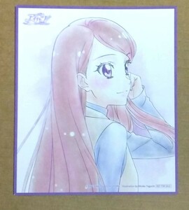 劇場版　映画　アイカツ　3週目　入場者プレゼント　特典　イラストカード　色紙　紫吹蘭