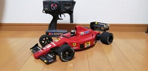 タミヤRCカーF1 F101フェラーリF189　モーター・メカ・プロポ付。オプション付シャーシをオマケ！