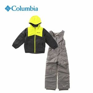 ★columbia コロンビア〓キッズ スノーウェア上下セット 110cm相当〓XXS 新品未使用 13200円相当 (SY1092-012)