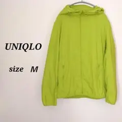 【UNIQLO】ナイロンジャケット　アウター　メンズ　Ｍ　ユニクロ　イエロー