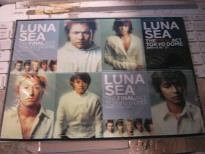 LUNA SEA ルナシー / FINAL ACT TOKYO DOME+CONCERT TOUR 2000 ステッカーシート２枚組 未開封 SUGIZO 河村隆一 J INORAN 真矢