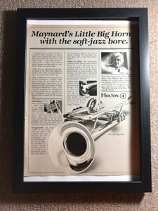 ☆ 1970年代 Holton オリジナル広告 メイナード”・ファーガソン Maynard Ferguson #2☆