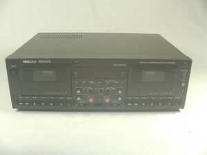 TASCAM 302MKⅡ 業務用Ｗカセットデッキ 両デッキベルト新品交換済 両デッキ録再可能 両デッキピッチコントロール機能付