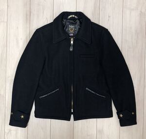 Schott 716 WOOL CPO JACKET 36 ショット ウール CPOジャケット ウールジャケット ワンスター ライダース ブラック ゴールド 濃紺 黒 753us