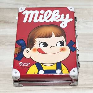 限定品 不二家 ペコちゃん トランク アタッシュケース かばん バッグ milky peko 管理番号 H0007