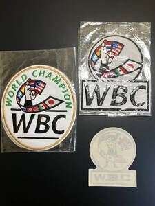 ボクシング WBC ワッペン ステッカー / 井上尚弥 辰吉 マイクタイソン メイウェザー