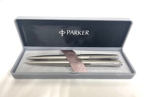 【L77687】シャープペンシル・ボールペンセット　 PARKER　パーカー　ケース付　試し書きのみ確認済み　中古品　経年保管品　ジャンク品