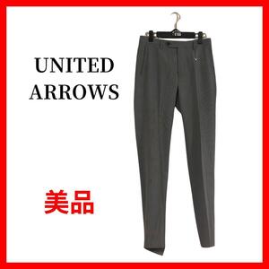 UNITEDARROWS　GreenLABELrelaxing ユナイテッドアローズ　グリーンレーベルリラクシング　スラックス　チェック　B416