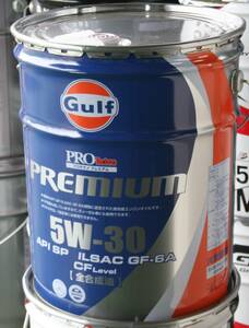 ☆ GulF　PRO Techno PREMIUM. 5W-30. API SP. ILSAC GF-6A.　20L.