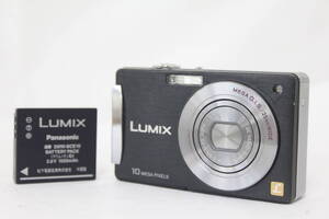 【返品保証】 パナソニック Panasonic LUMIX DMC-FX500 ブラック バッテリー付き コンパクトデジタルカメラ v8591