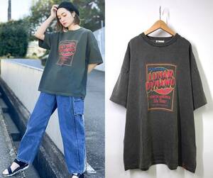 【24SS】Java ジャバ ピグメント染めTシャツ オーバーサイズ M ブラック 黒 半袖 ビッグ