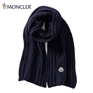 送料無料 120 MONCLER モンクレール 9974400 A9146 ネイビー マフラー SCIARPA