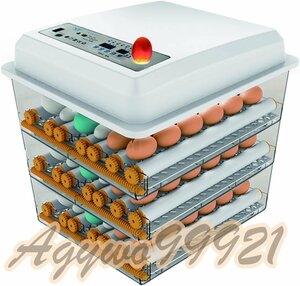 自動孵卵器 インキュベーター 自動転卵式 自動温度制御 湿度保持 簡単操作 ヒヨコ生まれ 最大180枚入卵可能 大容量