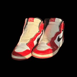 【1円スタート！】NIKE ナイキ 1994年 復刻 AIR JORDAN 1 HIGH CHICAGO エアジョーダン1 ハイカット スニーカー 130207-101 26.5cm 