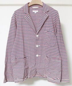 Engineered Garments エンジニアードガーメンツ Knit Jacket Cotton St. Jersey ジャケット XS ボーダー