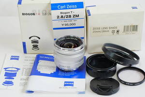 Carl Zeiss Biogon T* 28mm F2.8 ZM カールツァイス ビオゴン ライカ Mマウント