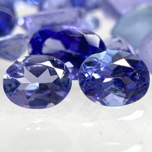 1円〜!!〔天然タンザナイトおまとめ25.5ct〕n 約5.1g ルース 裸石 宝石 ジュエリー jewerly tanzanite ゾイサイト w5 5