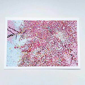 会場限定販売 Damien Hirst ダミアン・ハーストカルティエ 桜 展 ポストカード 1枚〈検索：BANKSY KYNE 村上隆 kaws kyne verdy banksy〉