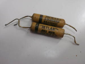 0.003 MF uf - 200V/AMERICAN RADIONIC Wax コンデンサの2本セットその5