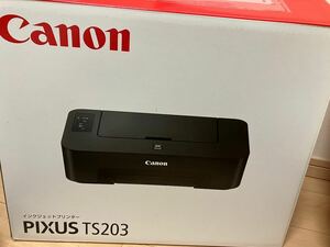 即決 Canon A4プリンター PIXUS TS203 インク欠品 キャノン インクジェットプリンター