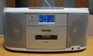 TOSHIBA 東芝 CDラジオカセ TY-CDS5 完動品 2010年製
