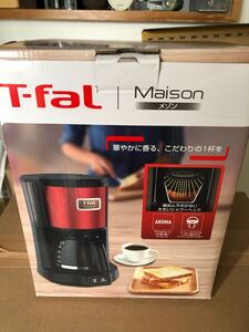 T-fal コーヒーメーカー ドリップコーヒーメーカー レッド　CM4095JP