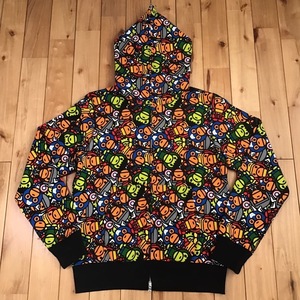 ★新品★ MARVEL COMICS × BAPE MILO フルジップ パーカー Mサイズ a bathing ape full zip hoodie マイロ エイプ ベイプ マーベル yi2